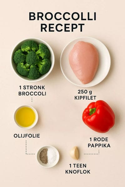 ingredienten broccoli recept