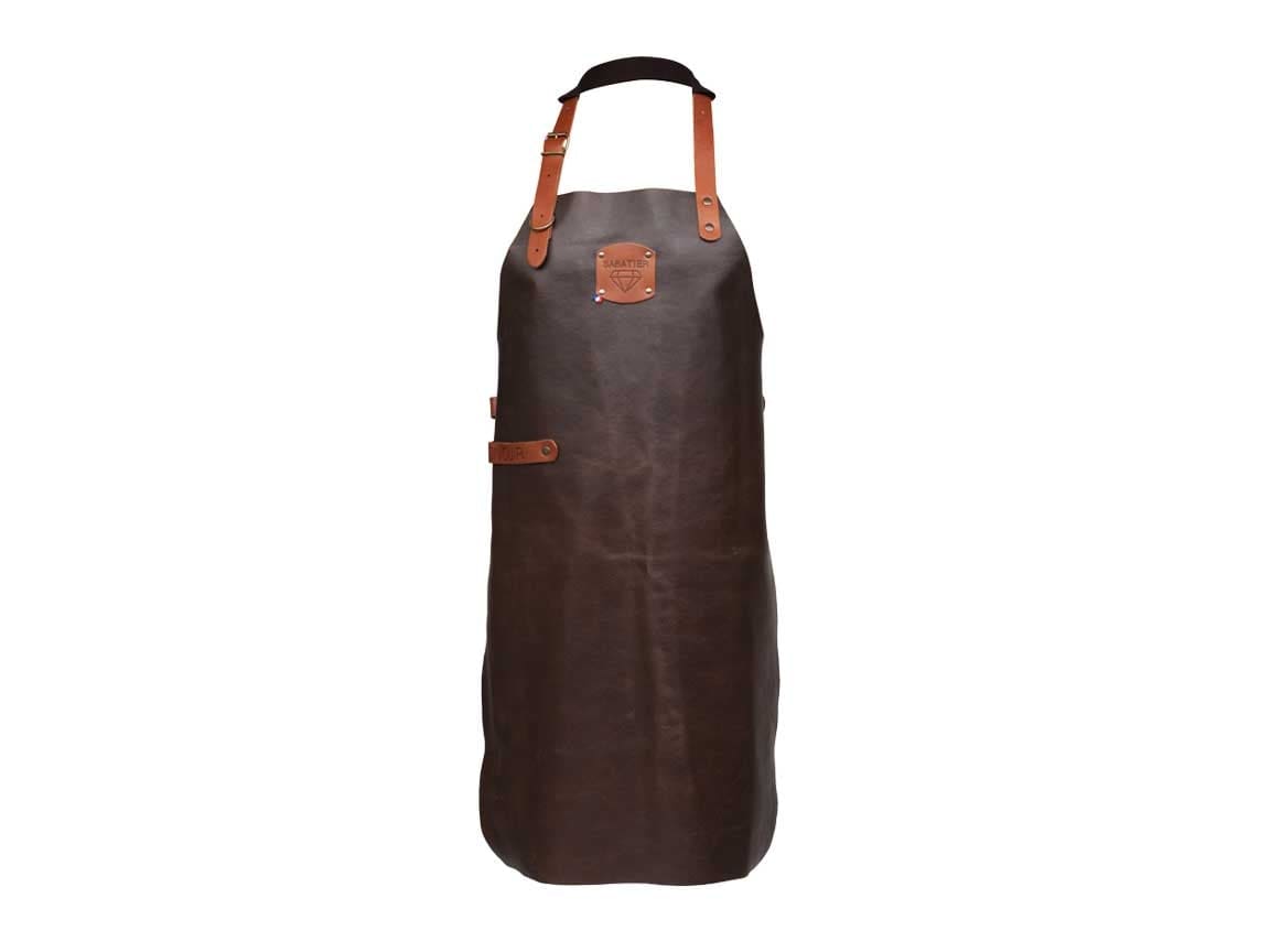 Diamant Sabatier Leren Schort Chocolat