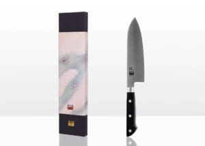 KOTAI Hashi Santoku met 17 cm lemmet naast doos