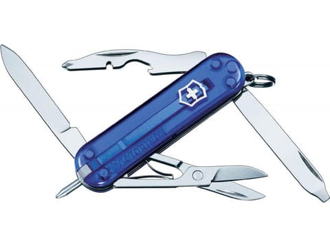 Victorinox Manager Blauw Transparant Zakmes 10 functies