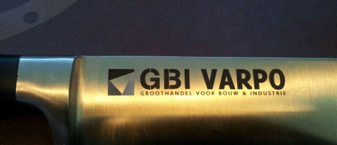 voorbeeld mes graveren