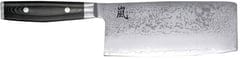 Yaxell Ran Chinees Koksmes 18 cm 69 laags roestvrij damast staal met canvas-micarta heft